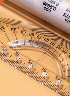 Angle Parallel Drawing Ruler Multifunction Plastic Rolling P