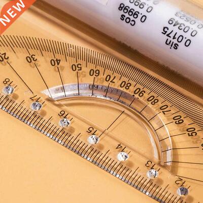 Angle Parallel Drawing Ruler Multifunction Plastic Rolling P