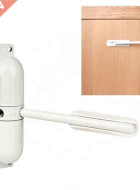 White Spring Closing Door Zinc Alloy Adjustable Surface Mou