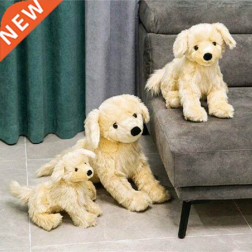 Lifelike Golden Retriever Toy Stuffed simulation Labrador