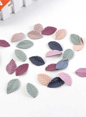 50Pcs/lot .5cmNew Autumn Color Leaves Artificial Flower DIY