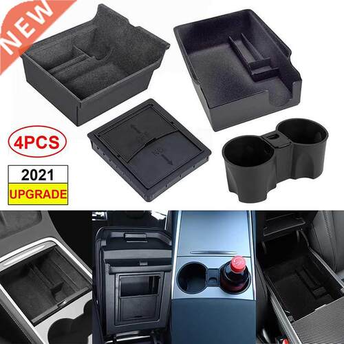 for Tesla Model 3/Y 2022 Armrest Box Hidden Cubby Drawer Sto