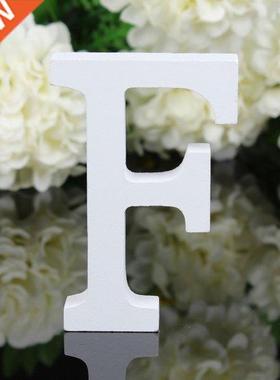 White Wooden Letter English Alphabet DIY Personalised Name D