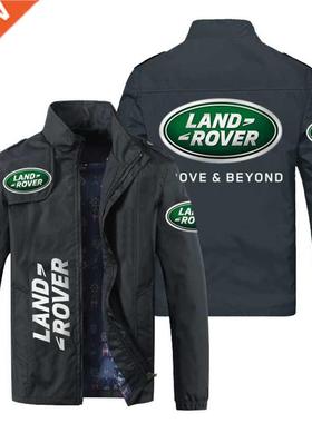 New autumn men's jacket. Stand collar casual jacket. Land Ro