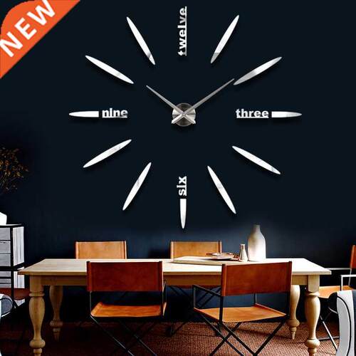 Sale New Wall Clock Clocks Watch Stickers  3d Acrylic Mir