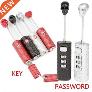 New Creative Skull Metal Luggage Locks Three Digits Combinat