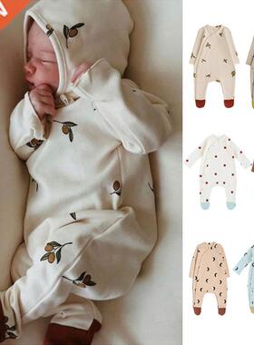 0-24M Newborn Kid Baby Boy Girls Clothes Autumn Spring Print