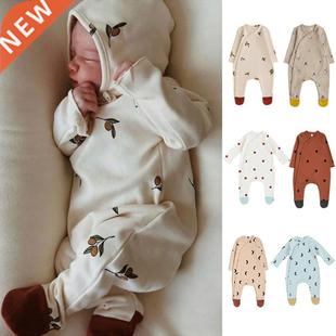 0-24M Newborn Kid Baby Boy Girls Clothes Autumn Spring Print