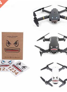 2 pcs Shark Stickers for DJI Mavic MINI 2/SE/Air 2S Numbers