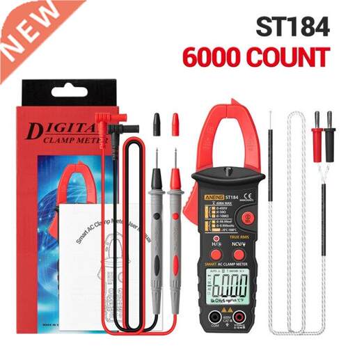 ST184 6000 Counts Digital Professional Multimeter Clamp Mete