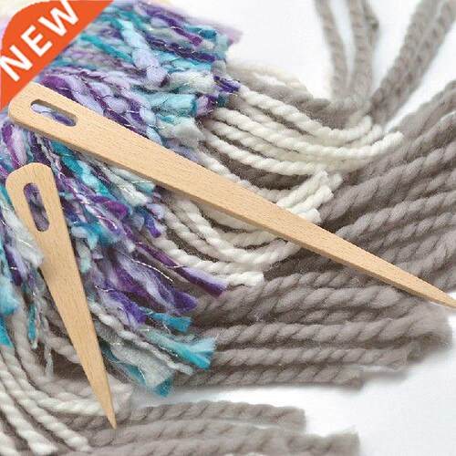 5pcs Wood Crochet Hook Set  Knitting Needles Handle Home