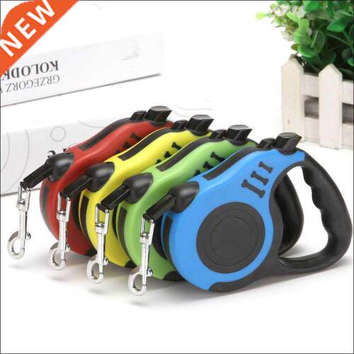 Durable Dog Leash for Small Medium Dogs Automatic Flexible R