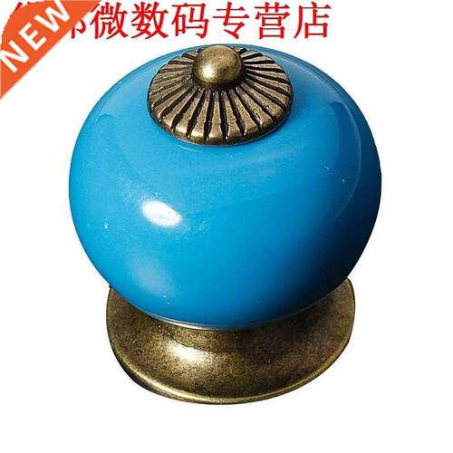 2X Keramische Deurknop Kast Lade Kast Keuken Retro Pull Hand