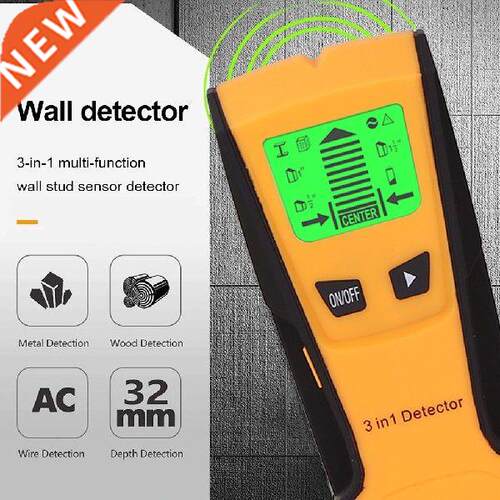 3 In 1 Metal Detector Portable Find Metal Wood Studs AC