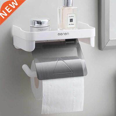 Wall Mounted Toilet Paper Holder Tissue Roll Holder With