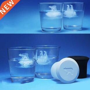 Silicone Ice Cube Mold Penguin Polar Bear Popsicle Molds