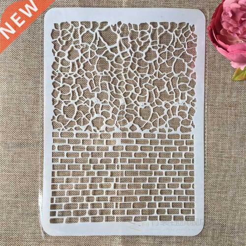 29cm A4 Vintage Floral Edge  Layering Stencils Wall Paint