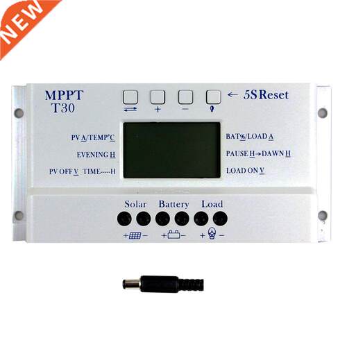 Controller LCD Panel 30a 12v Charge Controller For Three Tim