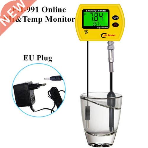 PH-991Online PH&Temp Monitor Digital PH Meter Electrode