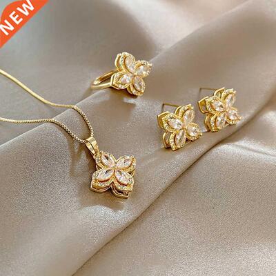 CARLIDANA 3pcs Set Rotatable Flower Fidget Ring Anxiety Sss