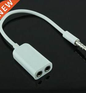 3.5mm Double Jack Headphone Splitter for iPod iPhone 4 4S iP