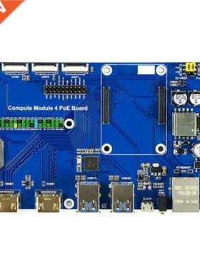 for Raspberry Pi Compute Module 4 IO Board with PoE Feature