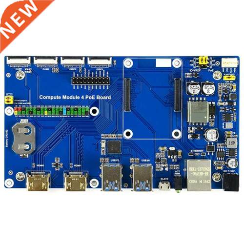 for Raspberry Pi Compute Module 4 IO Board with PoE Feature