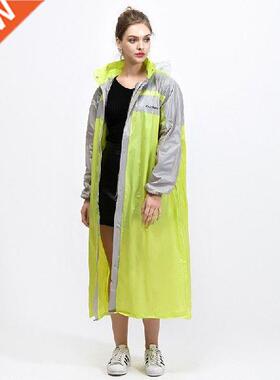 Motorcycle Windbreaker Yellow Raincoat Woman Camping