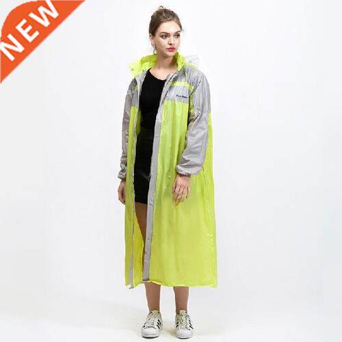 Motorcycle Windbreaker Yellow Raincoat Woman Camping