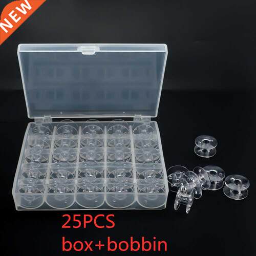 25Pcs bobbin Plastic Empty Bobbins Sewing Machine Spools Pla