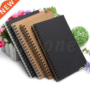Retro Spiral C Sketchbook Notebook Diary Journal Student Not