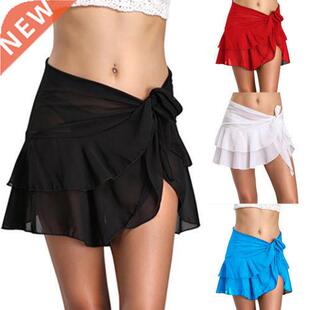 Hot Sell Bech Cover Up Skirt Women Chiffon Bechwer Short