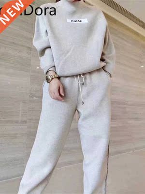 Women's sets 2019 autumn winter Woolen and Cashmere Knitted