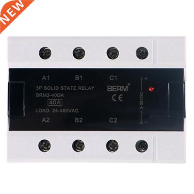 Reliable Sensitive Three Phase Solid State Relay 10-120A Loa