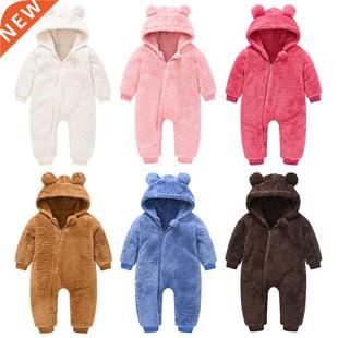 Newborn Baby Romper Winter Costume Baby Boys Clothes Polar F