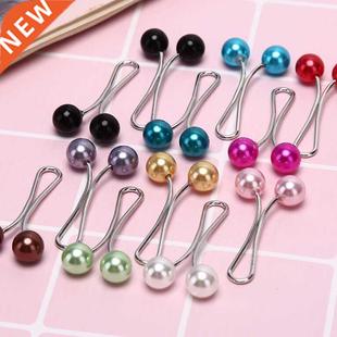 12pcs Pearl Scarf Brooch Pin Headscarf awl Scarf Lady Musl