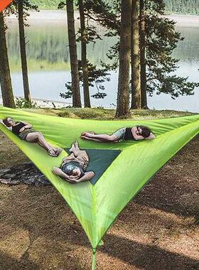 Portable Outdoor Camping Hammock Folding Aerial Triangle Ham