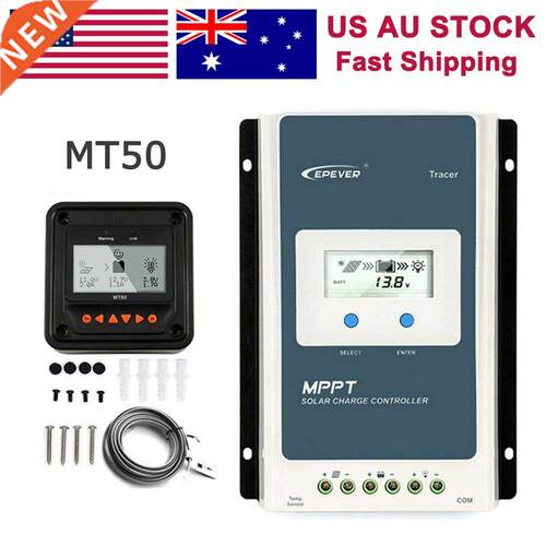 EPEVER 10A 20A 30A 40A MPPT Solar Charge Controller 12V/24V