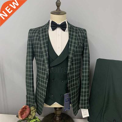 3 Pcs Suit Set Blazers Coat Vest Pants / Faion Men Casual