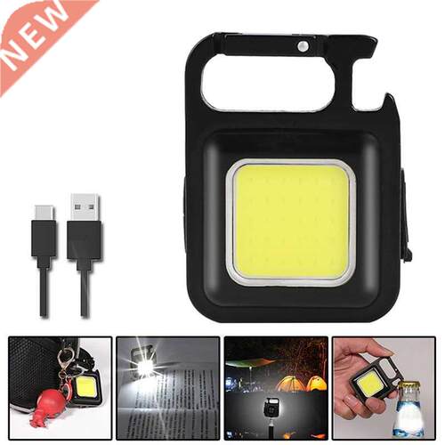 Mini LED Working Light Portable Pocket Flashlight USB Rechar