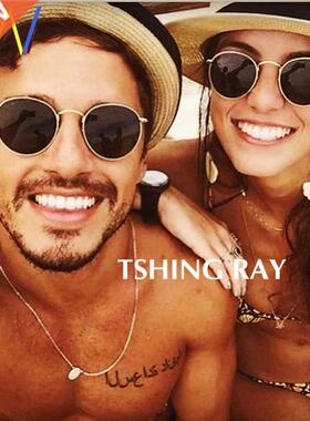 Men Driving For Sun-Glasses UV400 Round Polarized Sunglasses