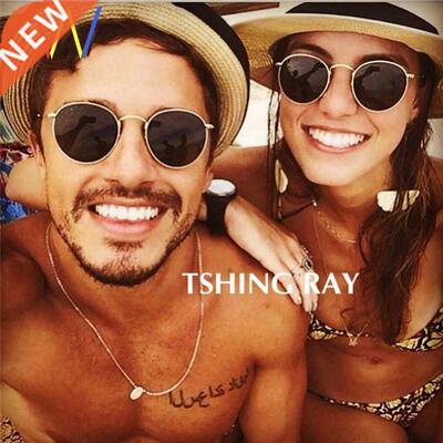 Men Driving For Sun-Glasses UV400 Round Polarized Sunglasses