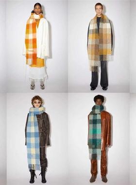 AC Studios Men and women general style camere scarf design