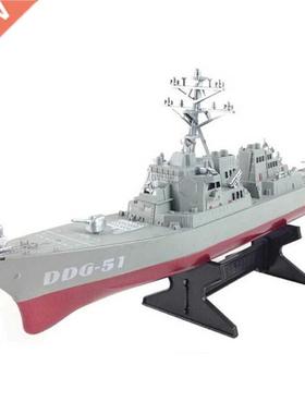 Guided Missile Destroyer Ship Model Static Toys With Display