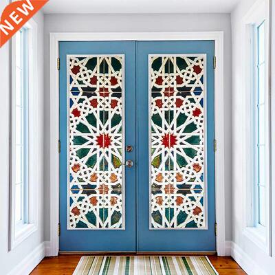 Kaleidoscope Color 3D Door Wallpaper Vinyl Glass Wall ers Wi