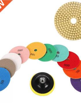 80mm Polishing Pad Kit 10pcs Wet Dry Diamond Polishing Pads