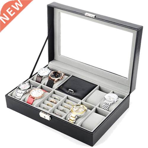 8+2 Watch Box Jewelry Box PU Leather Jewelry Storage Box Wat