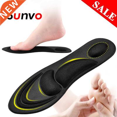 *Orthotic Insoles Flat Feet Arch Support Memory Foam Plantil