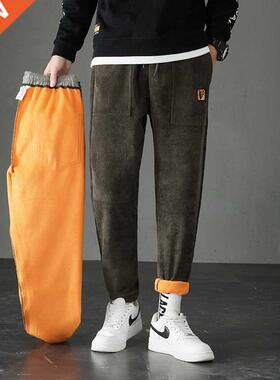 Men's Winter Pants Classic brand sweatpants super Warm Thick