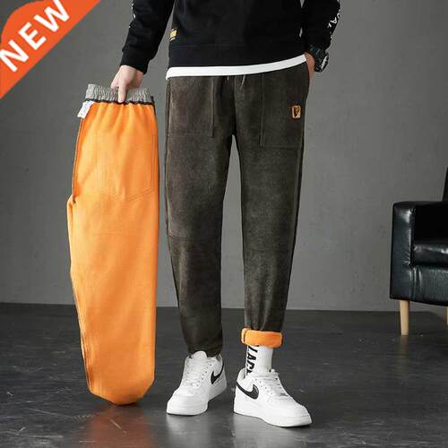 Men's Winter Pants Classic brand sweatpants super Warm Thick